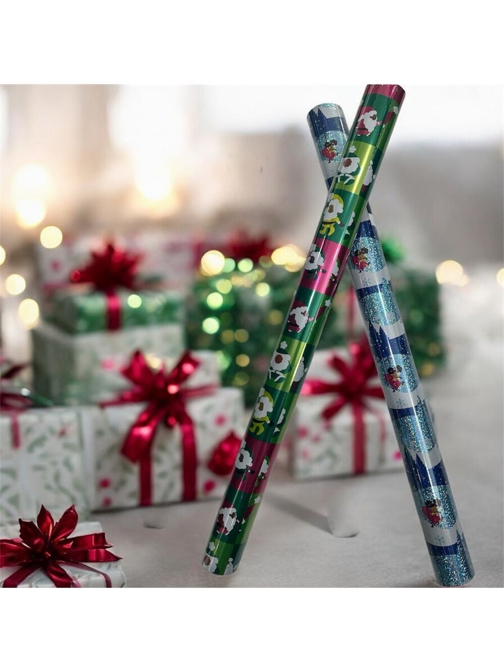 Black Paper Party Festive Wrapping Papers